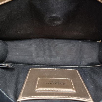 BVLGARI Serpenti Forever Silver Patent AC.E15.39797 Shoulder Bag