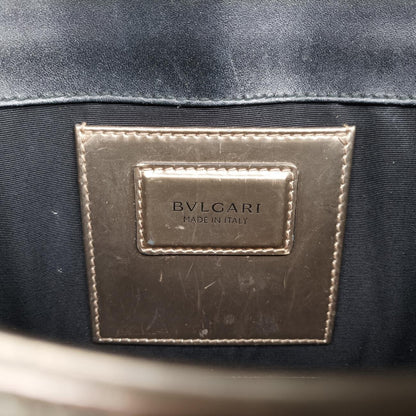 BVLGARI Serpenti Forever Silver Patent AC.E15.39797 Shoulder Bag