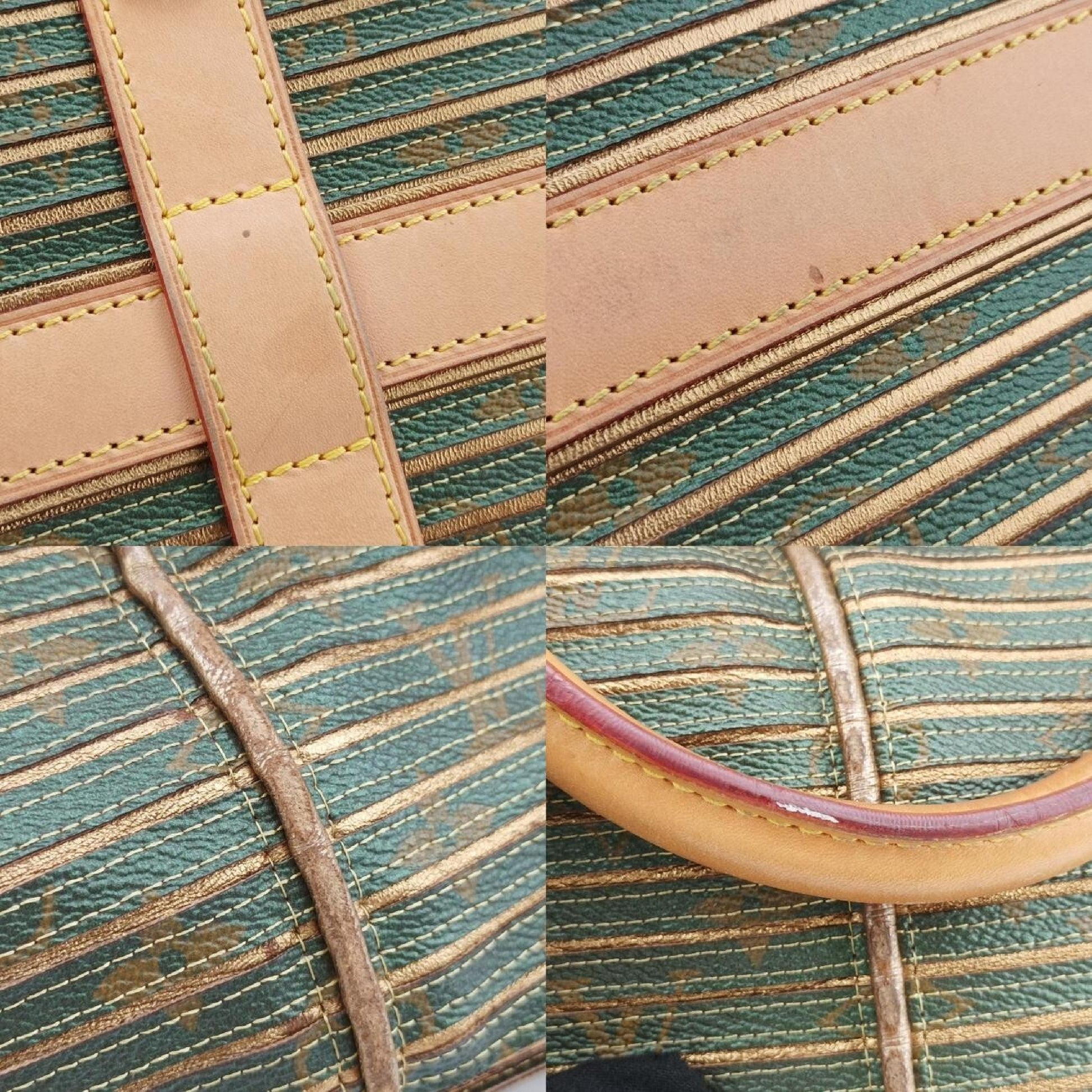 LOUIS VUITTON Monogram Eden Neo Khaki x Green Monogram Eden x Calf Leather Handbag M40356AR1100