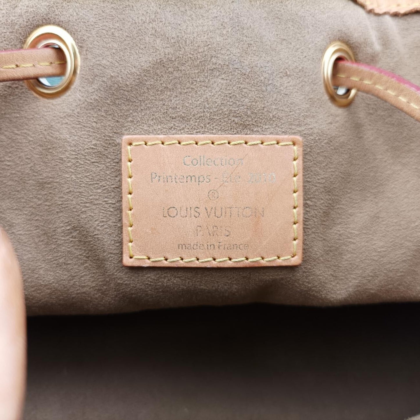 LOUIS VUITTON Monogram Eden Neo Khaki x Green Monogram Eden x Calf Leather Handbag M40356AR1100
