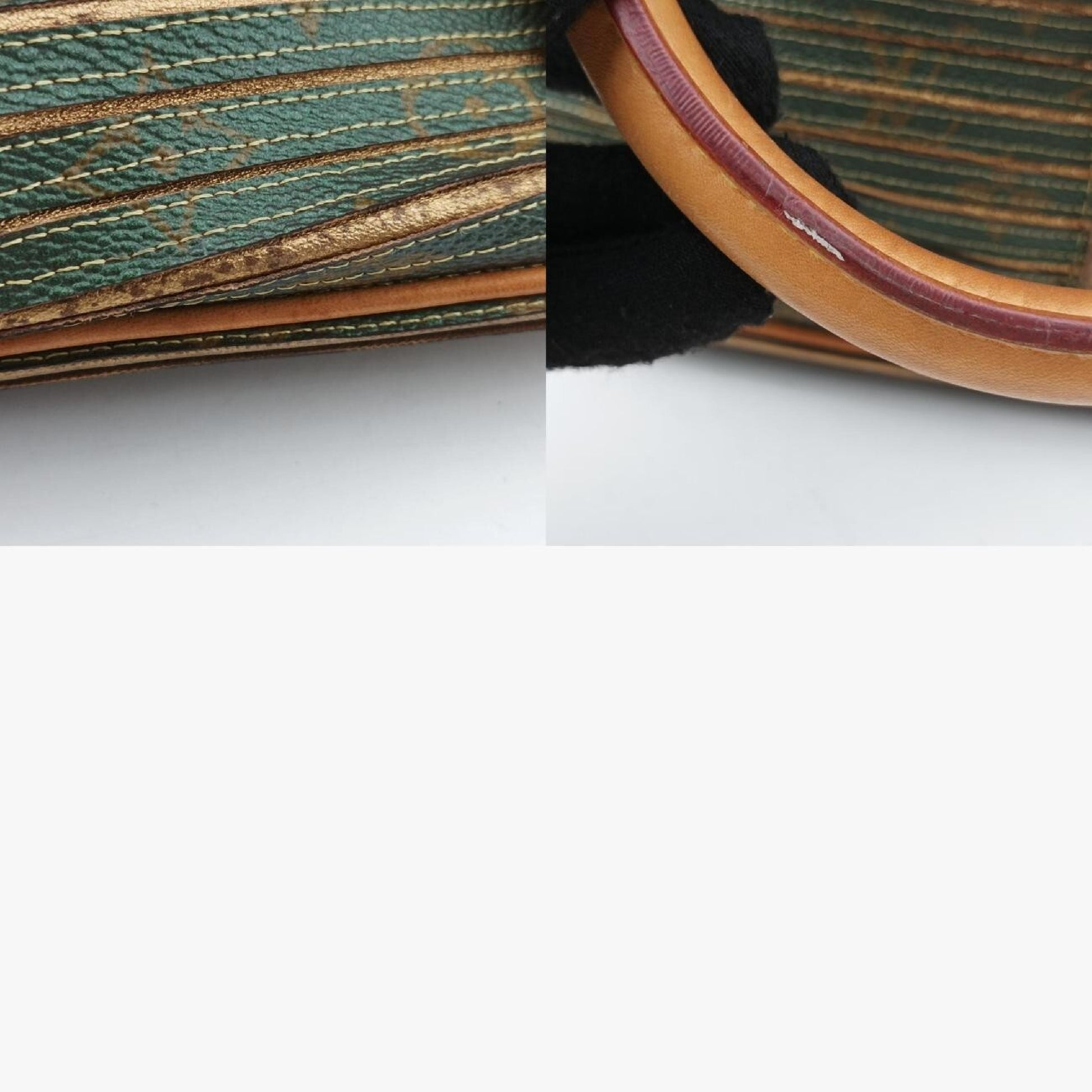 LOUIS VUITTON Monogram Eden Neo Khaki x Green Monogram Eden x Calf Leather Handbag M40356AR1100