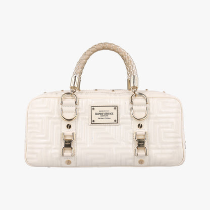 VERSACE Couture Madonna White Patent Handbag