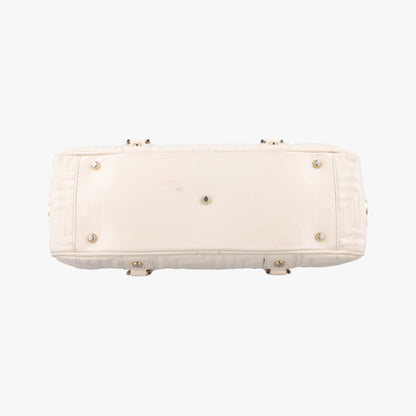 VERSACE Couture Madonna White Patent Handbag