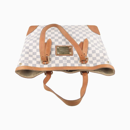 LOUIS VUITTON Hampstead MM Azur Damier Canvas Shoulder Bag N51206CA3068