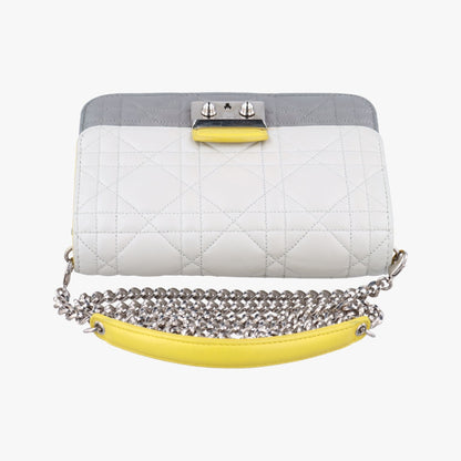 Dior Miss Dior Promenade Clutch with Chain, Multicolored Lambskin, 12-MA-0115 Shoulder Bag
