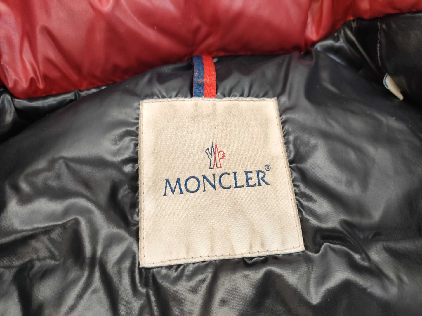 MONCLER down jacket red jacket