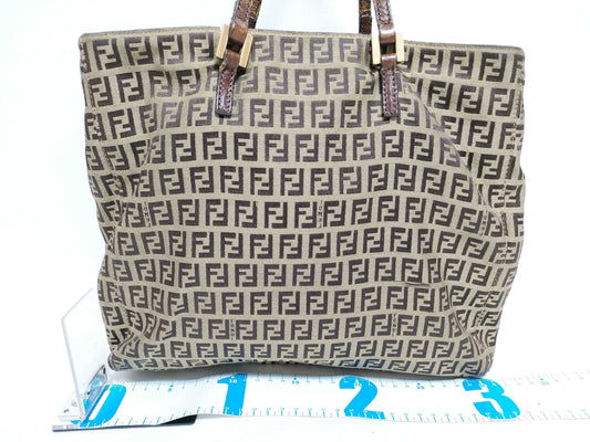 FENDI Zucca pattern bag logo tote bag