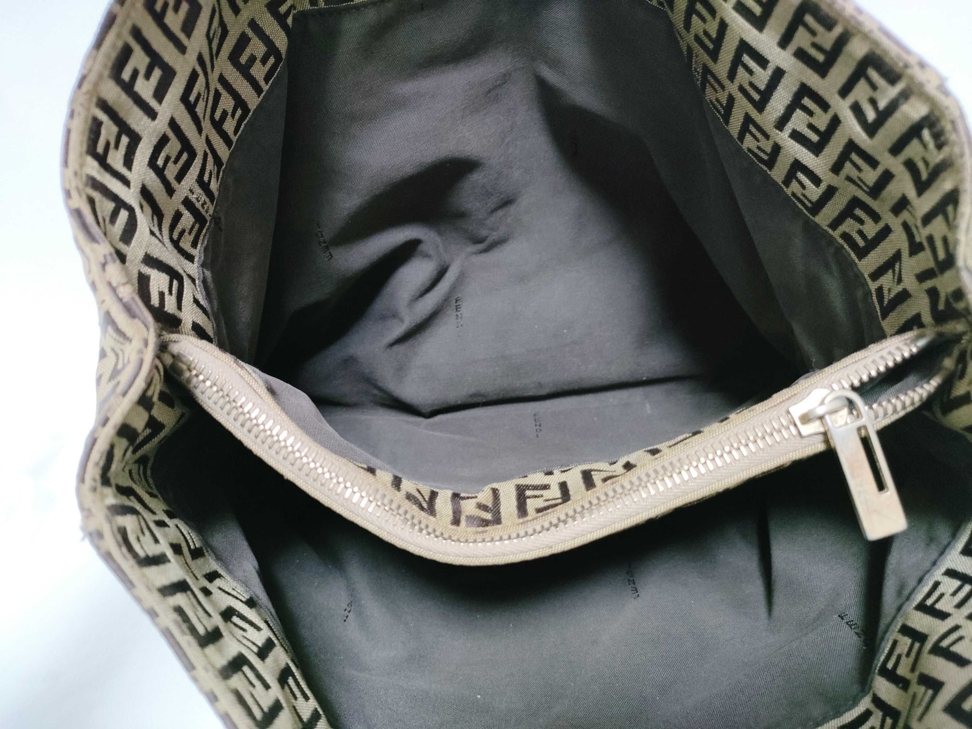 FENDI Zucca pattern bag logo tote bag