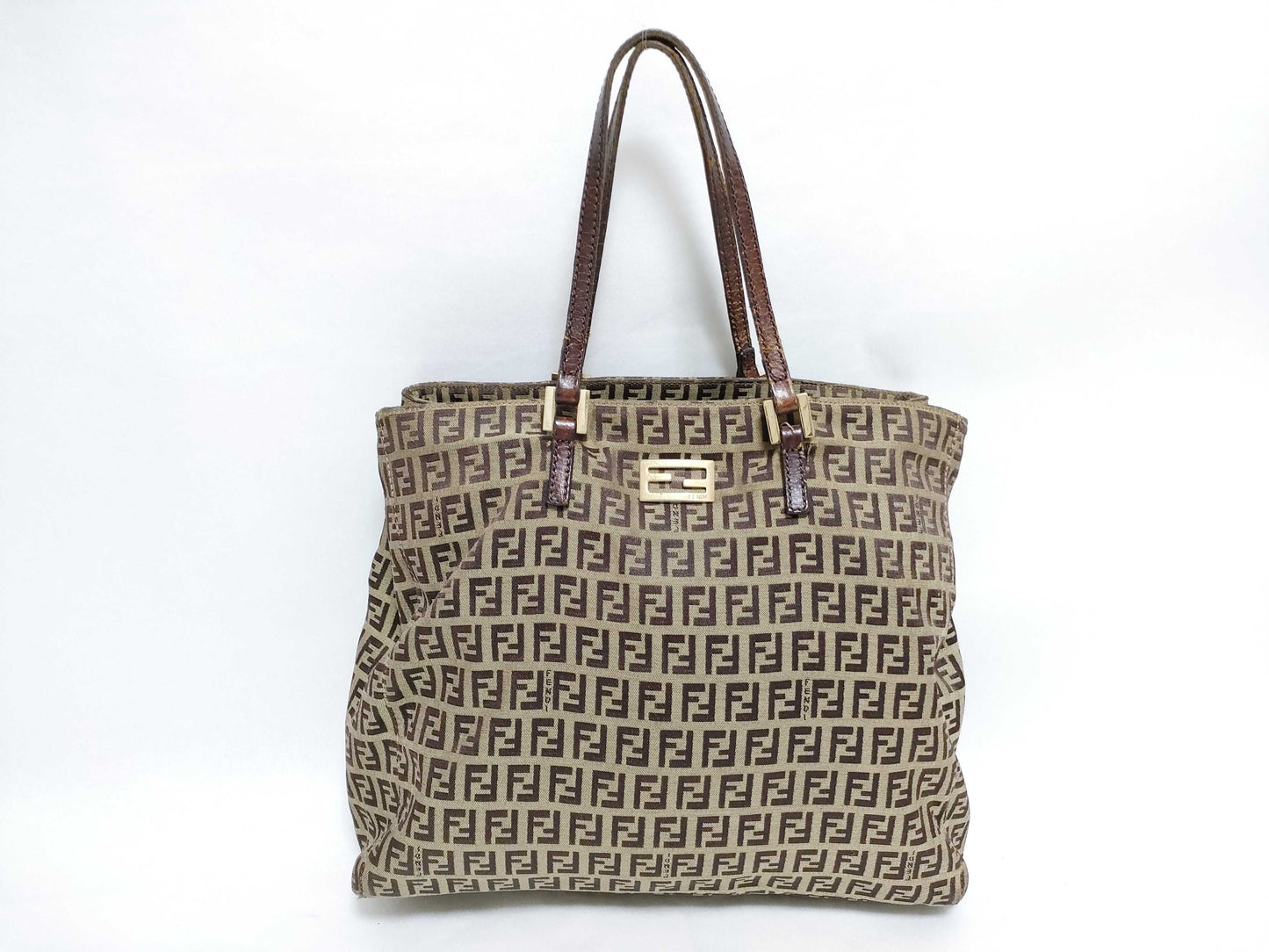 FENDI Zucca pattern bag logo tote bag