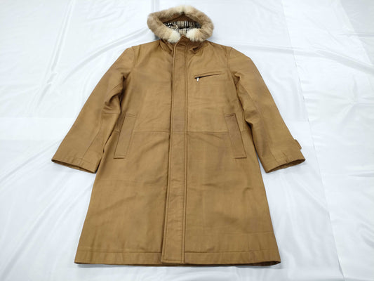 BURBERRY BLACK LABEL Leather Coat M Coat