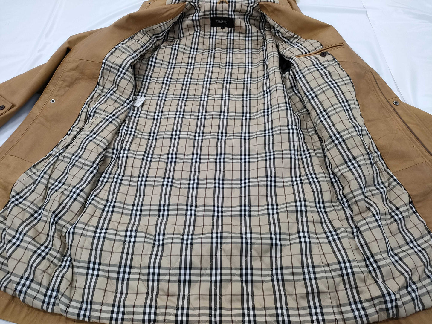 BURBERRY BLACK LABEL Leather Coat M Coat