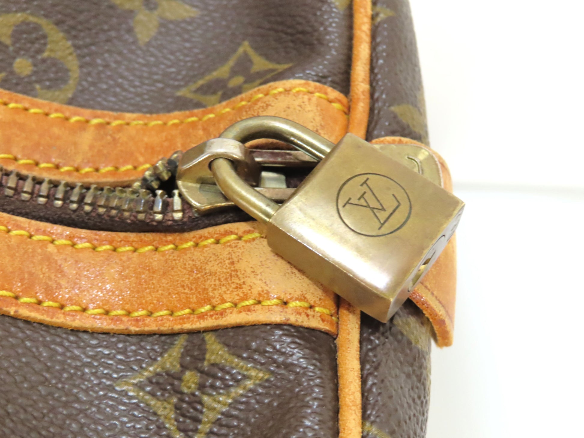LOUIS VUITTON Monogram Sax Souple Boston Bag 35 Boston Bag