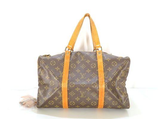 LOUIS VUITTON Monogram Sax Souple Boston Bag 35 Boston Bag