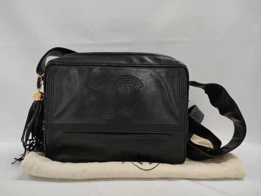 CHANEL Matelasse Lamb Coco Mark Shoulder Bag