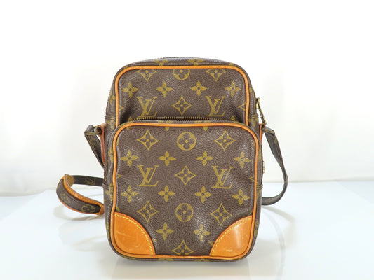 LOUIS VUITTON Monogram Amazon Engraved Shoulder Bag