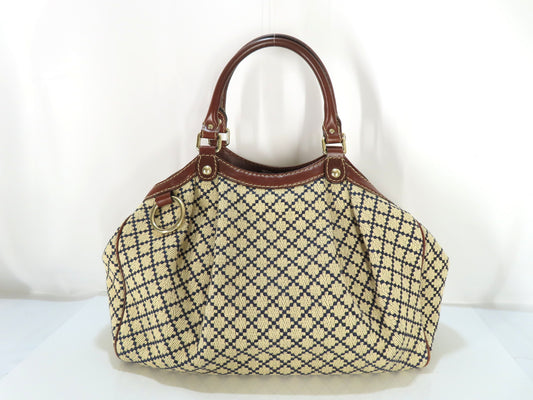 GUCCI Sukey Diamante Handbag with Charm