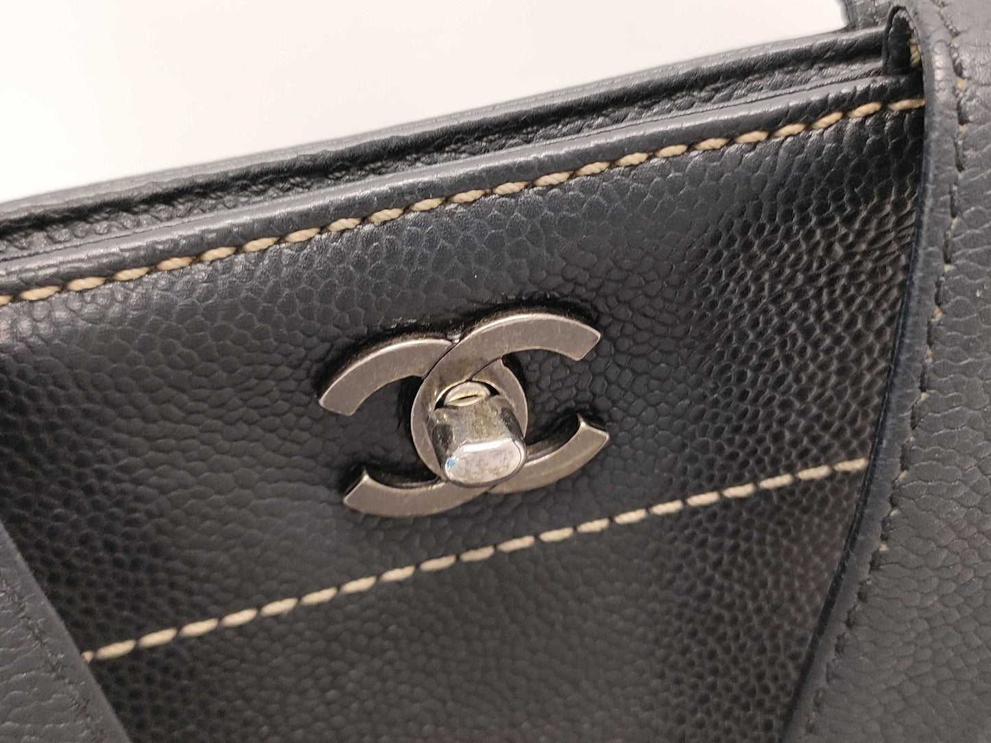 CHANEL Caviar Handbag Handbag