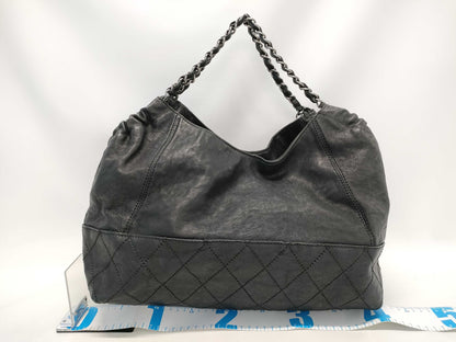 CHANEL Caviar Skin Matelasse Caviar Coco Cabas GM Shoulder Bag