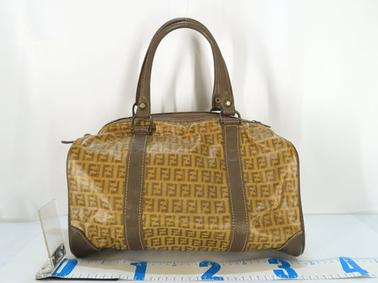 FENDI Zucchino PVC Boston Bag Boston Bag