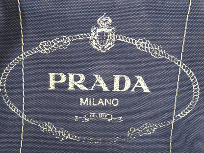 PRADA Canapa Canvas 2-Way Shoulder Bag/Handbag