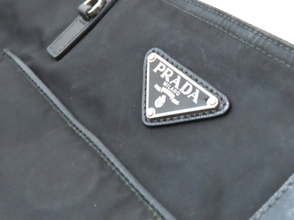 PRADA Tessuto x Leather Shoulder Bag Shoulder Bag