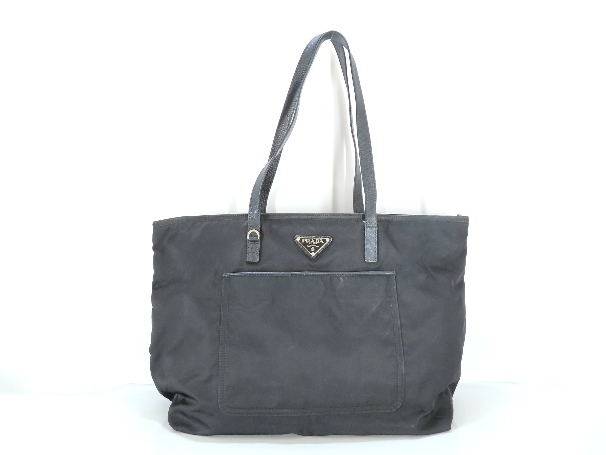 PRADA Tessuto x Leather Shoulder Bag Shoulder Bag