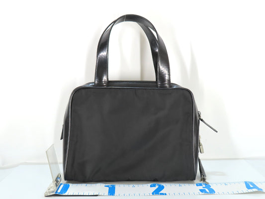 PRADA Tessuto x Leather Handbag Handbag
