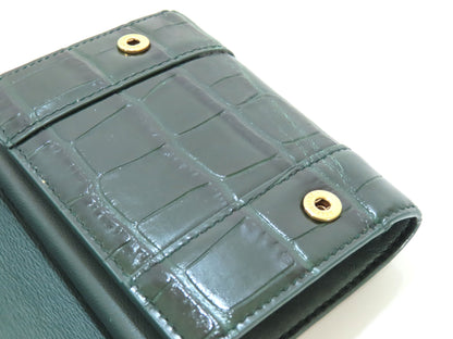 BALENCIAGA Leather Tri-fold Wallet