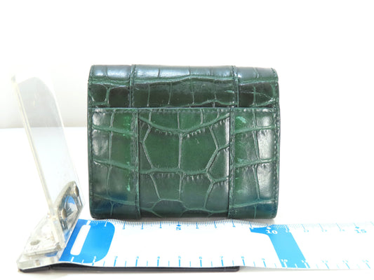 BALENCIAGA Leather Tri-fold Wallet