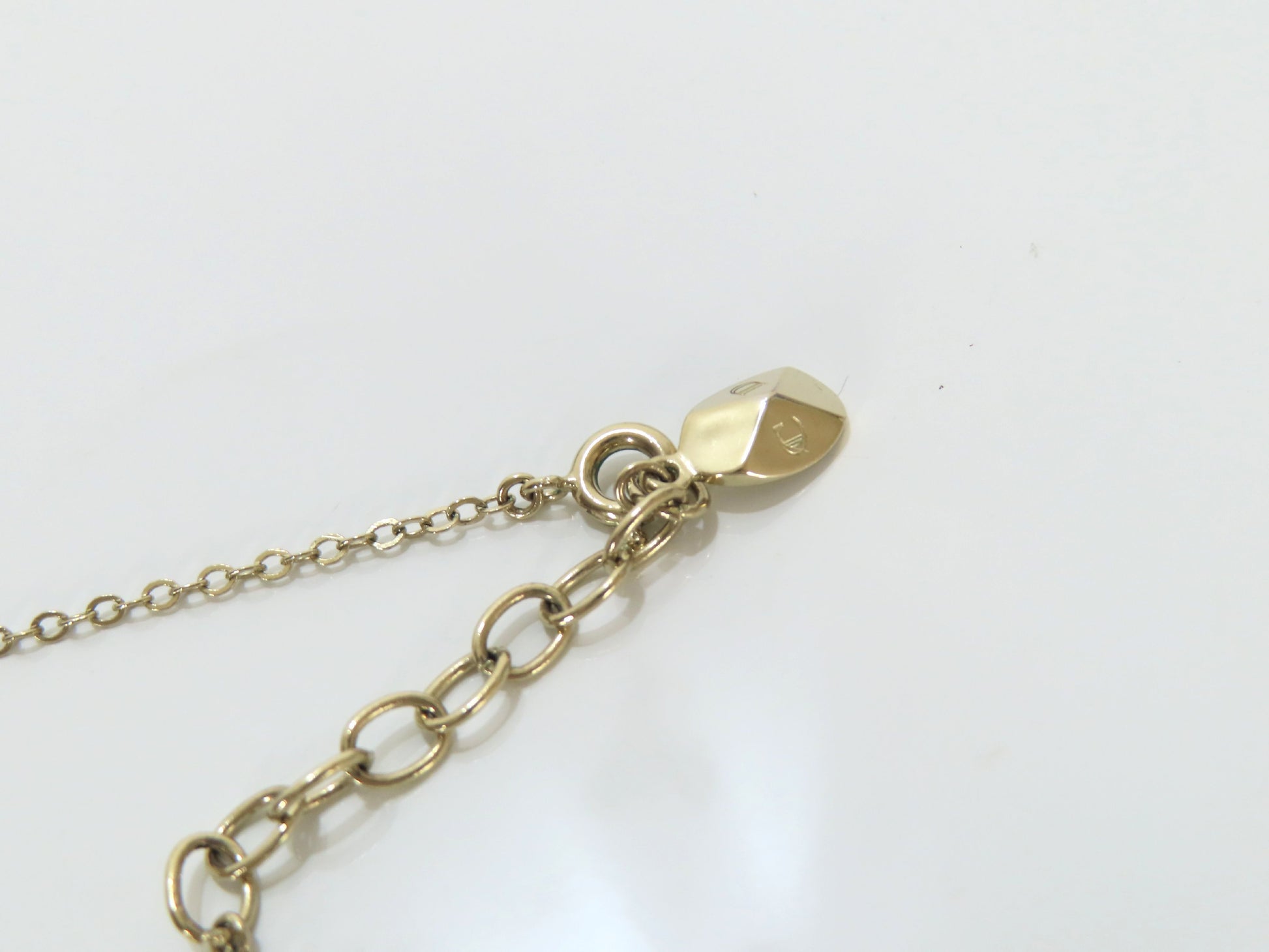 Dior CD logo rhinestone necklace