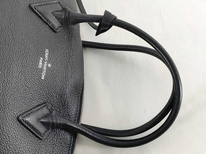 LOUIS VUITTON M94592 Parnassus Lockit MM M94592 AH2114 Black Handbag