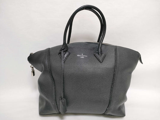 LOUIS VUITTON M94592 Parnassus Lockit MM M94592 AH2114 Black Handbag