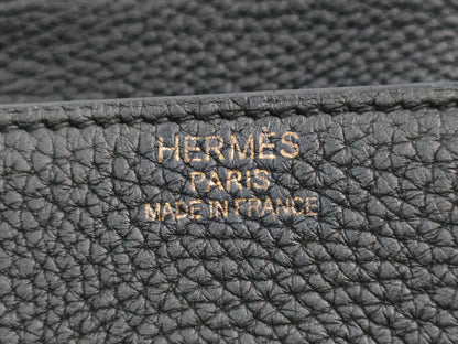 HERMES Birkin 35 Black GD Hardware Togo □L Stamp Handbag