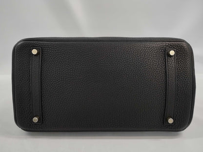 HERMES Birkin 35 Black GD Hardware Togo □L Stamp Handbag