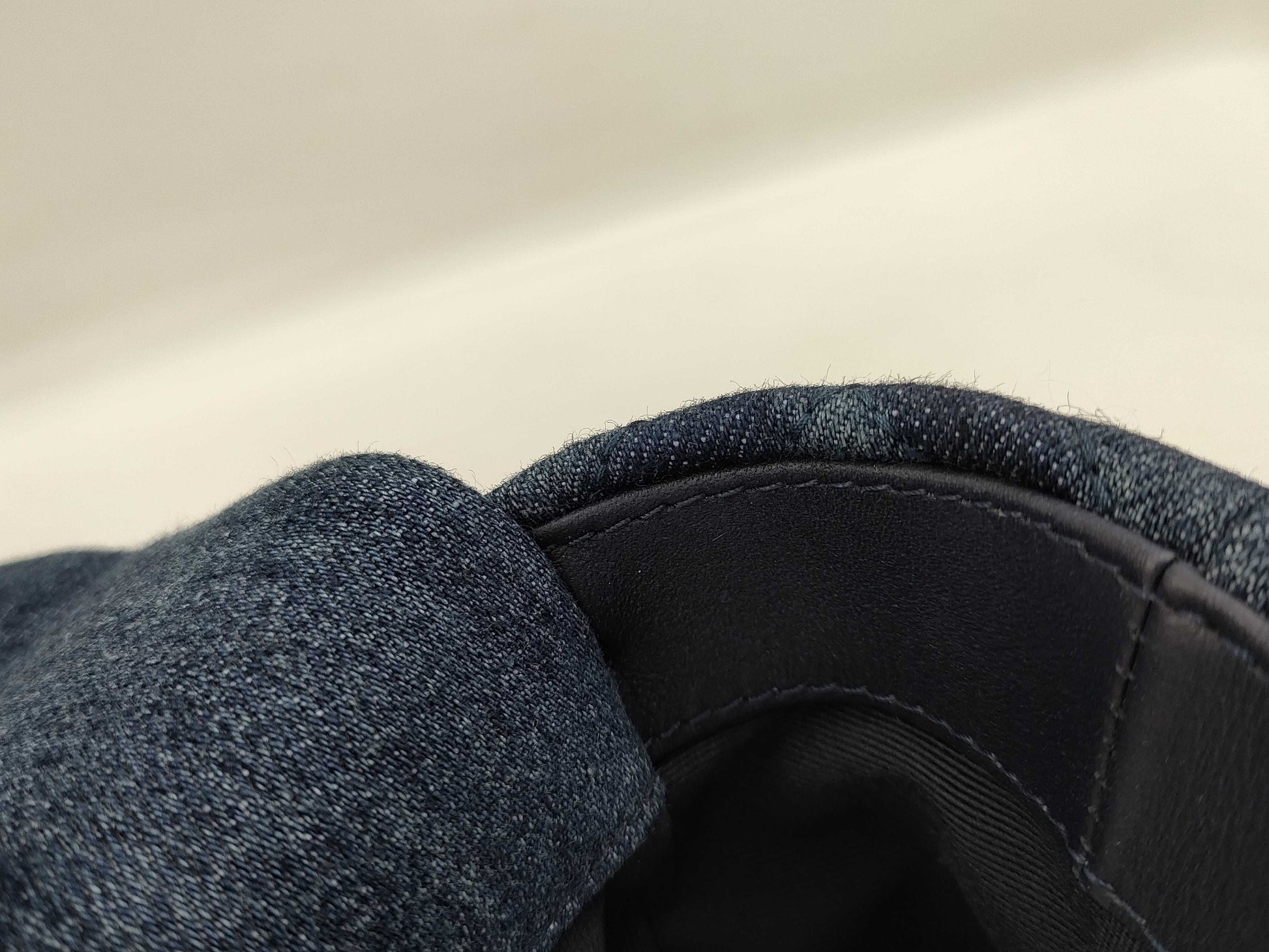 CHANEL Serial Plate Denim Chanel 19 Shoulder Bag