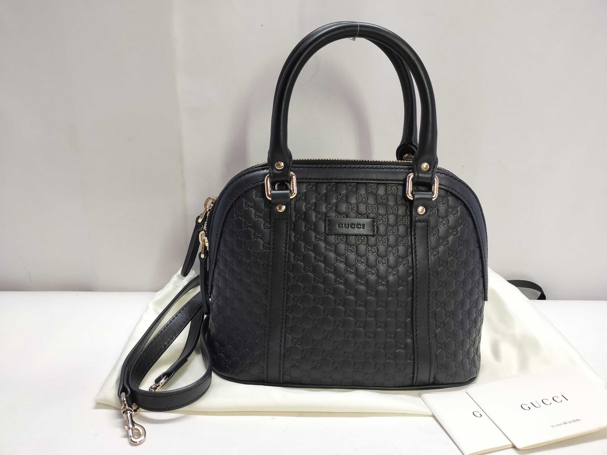 GUCCI Guccissima 449654 Micro Guccissima 2-Way Handbag