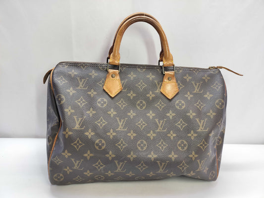 LOUIS VUITTON Monogram Speedy 35 M41524 VI862 Handbag