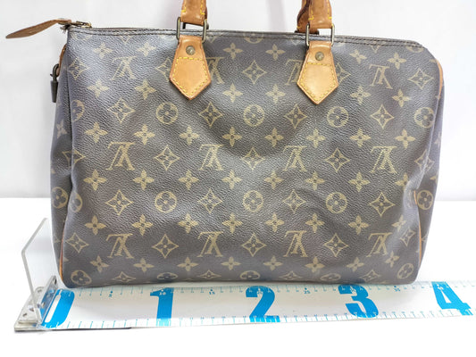 LOUIS VUITTON Monogram Speedy 35 M41524 VI862 Handbag