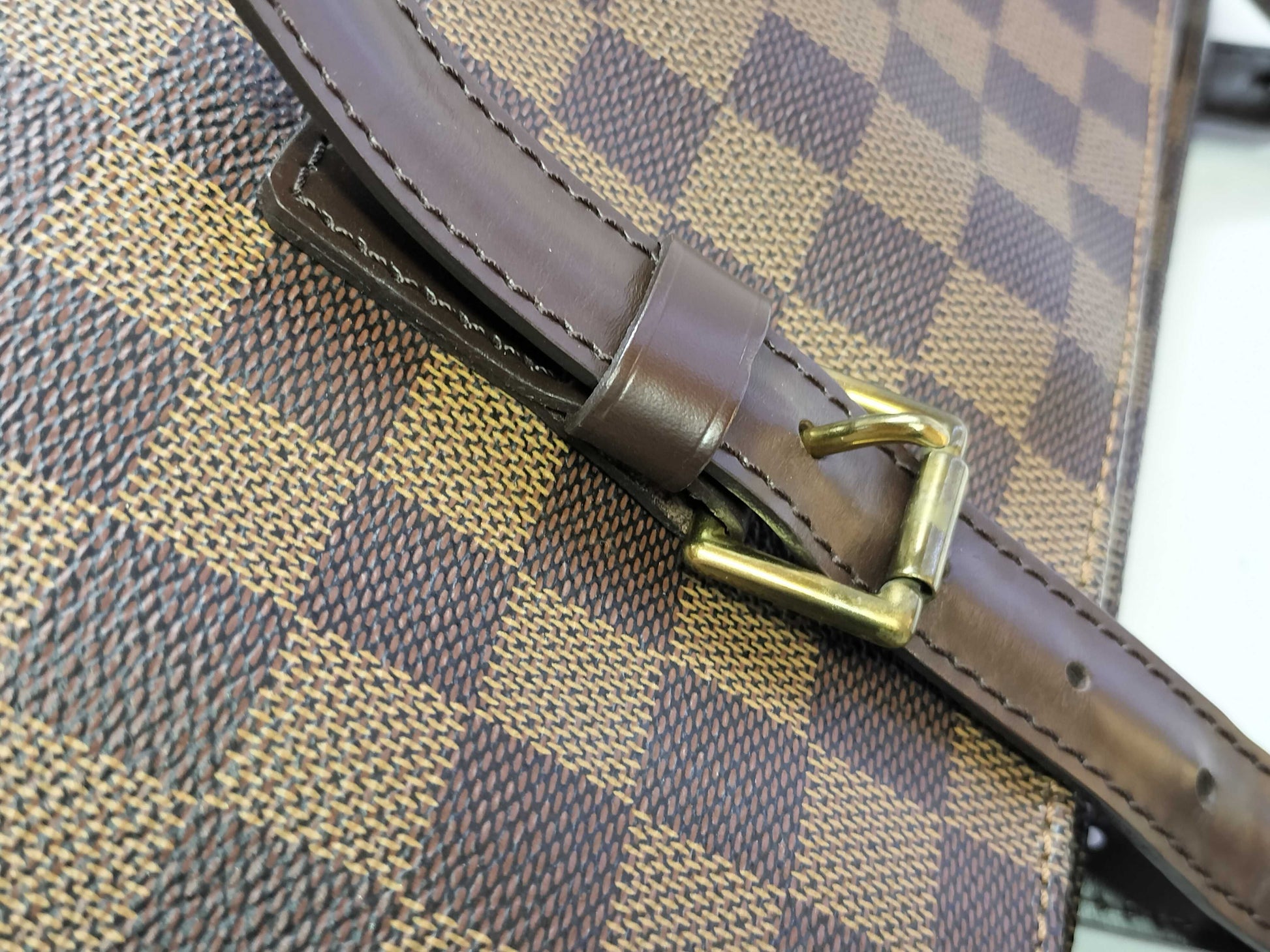 LOUIS VUITTON Damier Chelsea Tote Bag N51119 TH1026