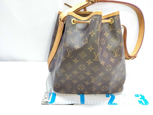 LOUIS VUITTON Monogram Petit Noe M42226 AR1909 Shoulder Bag
