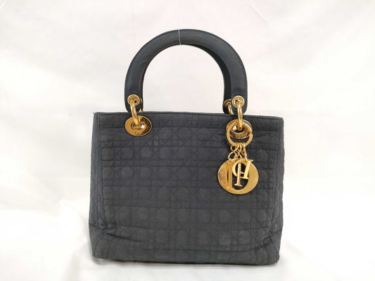 Dior Lady Dior Lady Dior Nylon Handbag Handbag