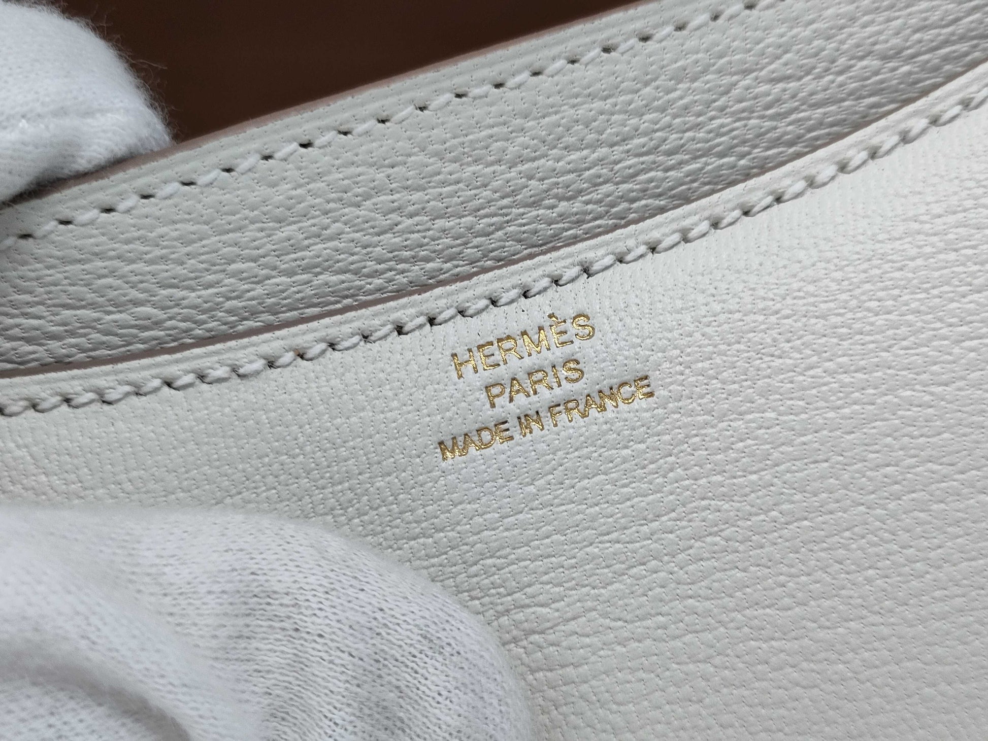 HERMES Constance 3 Mini Verso Double Stamp Chevre Gold Hardware Constance 23 Miroir Shoulder Bag