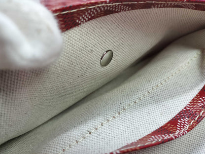 GOYARD Saint Louis PM Red Tote Bag
