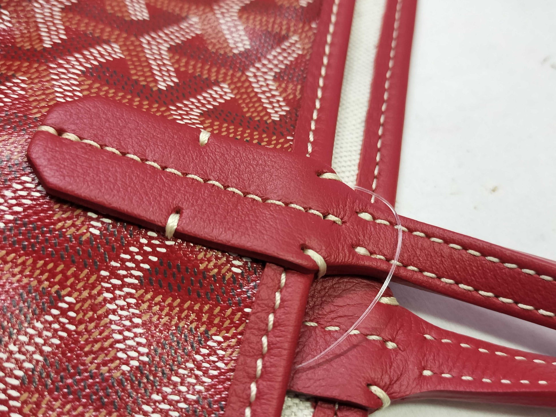 GOYARD Saint Louis PM Red Tote Bag