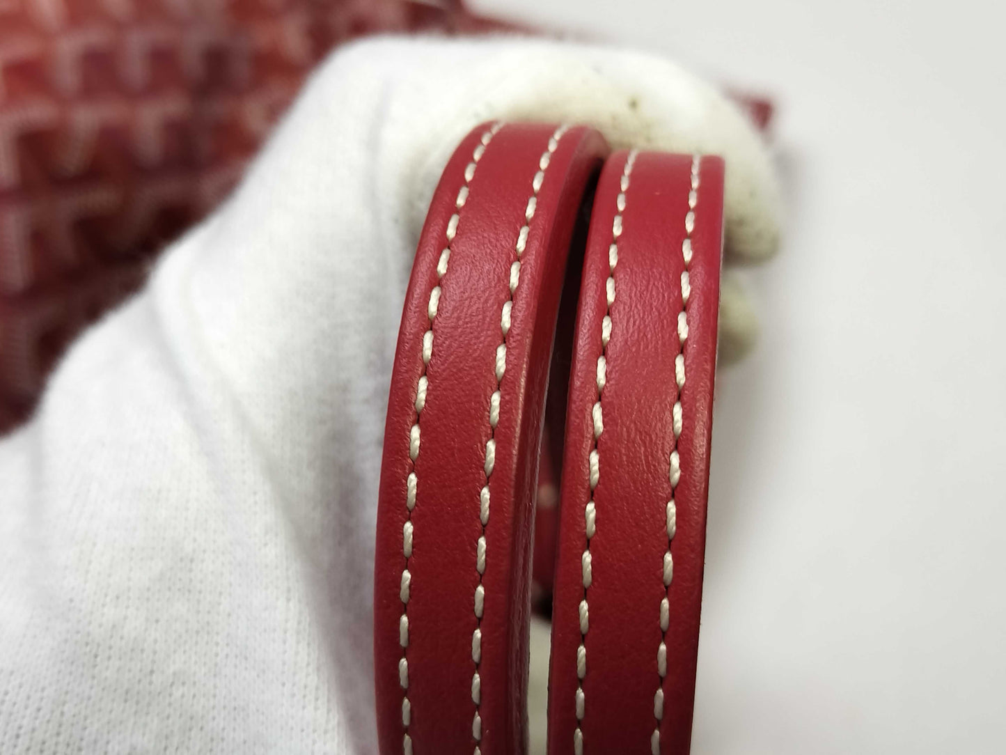 GOYARD Saint Louis PM Red Tote Bag