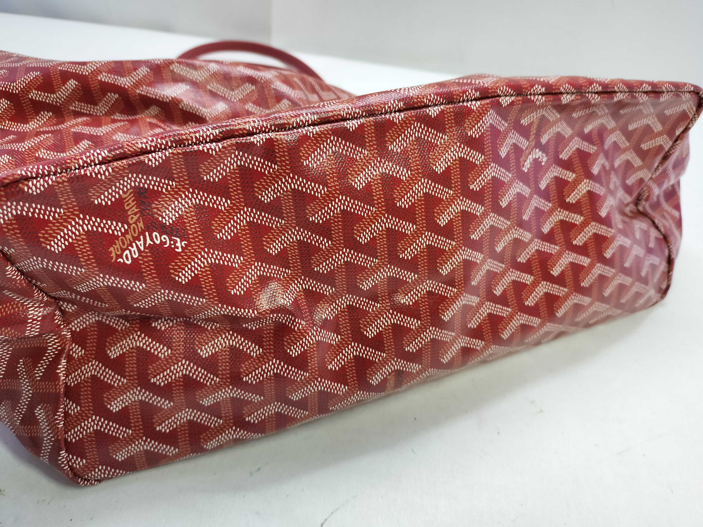 GOYARD Saint Louis PM Red Tote Bag