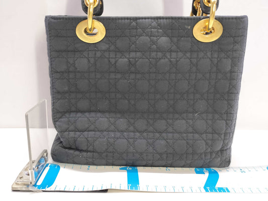 Dior Lady Dior Lady Dior nylon black handbag