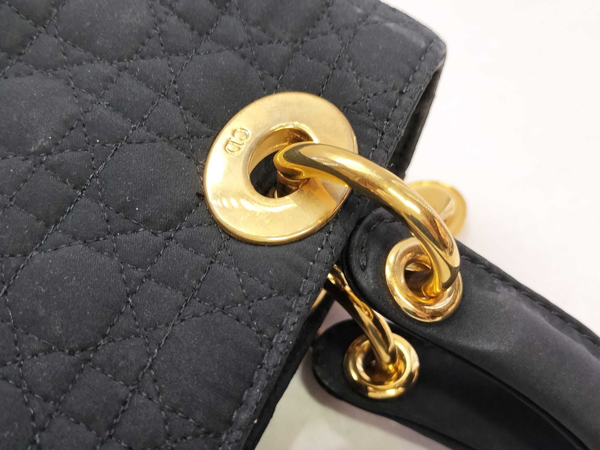 Dior Lady Dior Lady Dior nylon black handbag