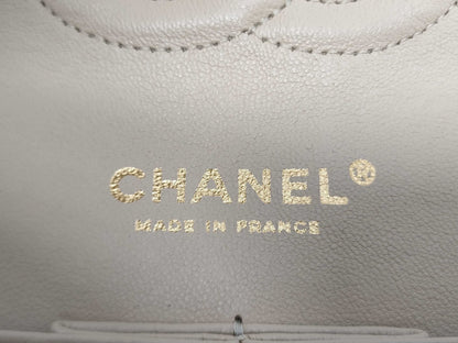 CHANEL Matelasse Classic Handbag 25, Lambskin, Cream