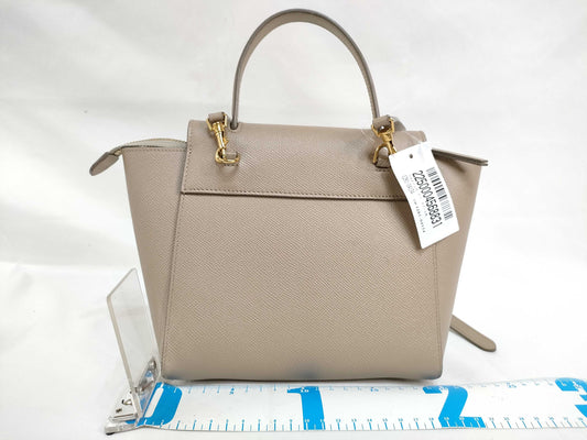 CELINE Nano Belt Bag, Cream Color, Handbag